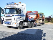 Dolphin Haulage Midleton County Cork Ireland offer a comprehensive range of services to the customer Dolphin Haulage operates many routes throughout Ireland, the UK and mainland Europe. Distance is no object. We use 420hp to 580hp Scania tractor units. Lowloaders,Curtainsiders, Flatbeds, Aluminum Tipper's, Flats with twist locks, Expandable trailer's up to 100ft. Servicing many industries Agricultural, Construction, Heavy Industry, High Tech, Pharmaceutical, Industrial Goods We are specialists in abnormal loads