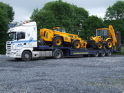 Dolphin Haulage Midleton County Cork Ireland offer a comprehensive range of services to the customer Dolphin Haulage operates many routes throughout Ireland, the UK and mainland Europe. Distance is no object. We use 420hp to 580hp Scania tractor units. Lowloaders,Curtainsiders, Flatbeds, Aluminum Tipper's, Flats with twist locks, Expandable trailer's up to 100ft. Servicing many industries Agricultural, Construction, Heavy Industry, High Tech, Pharmaceutical, Industrial Goods We are specialists in abnormal loads